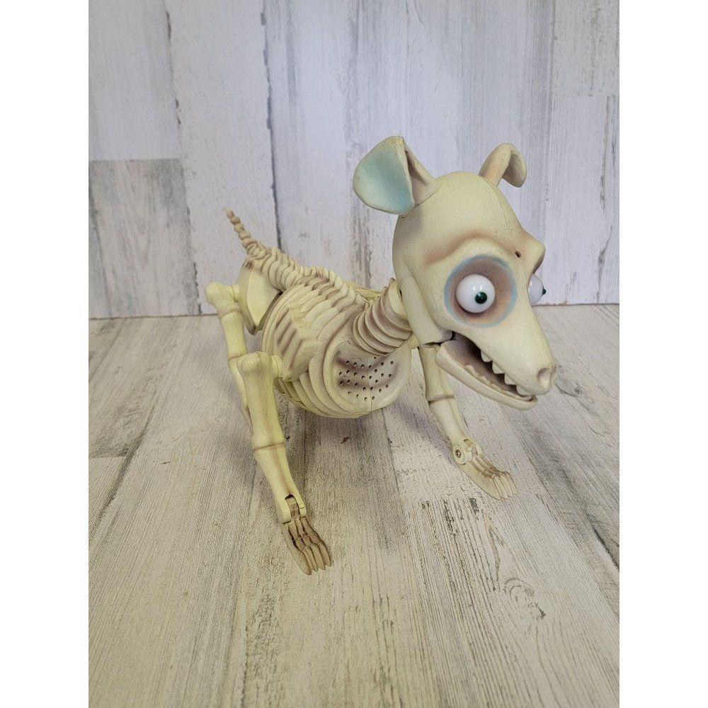 Gemmy‎ AS IS Boney Barney skeleton Halloween dog prop